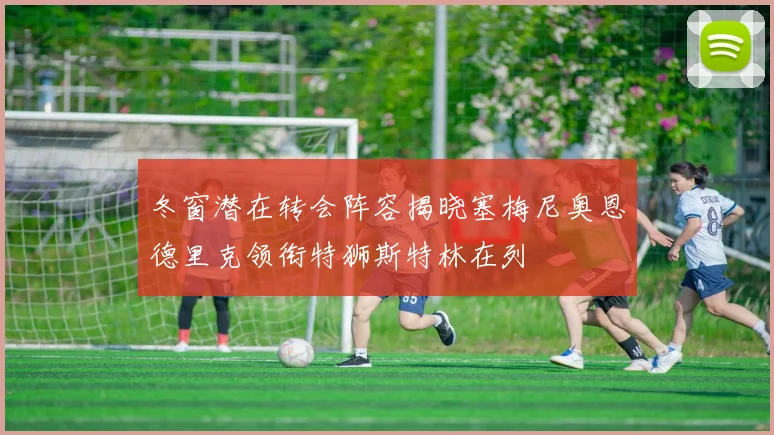 冬窗潜在转会阵容揭晓塞梅尼奥恩德里克领衔特狮斯特林在列